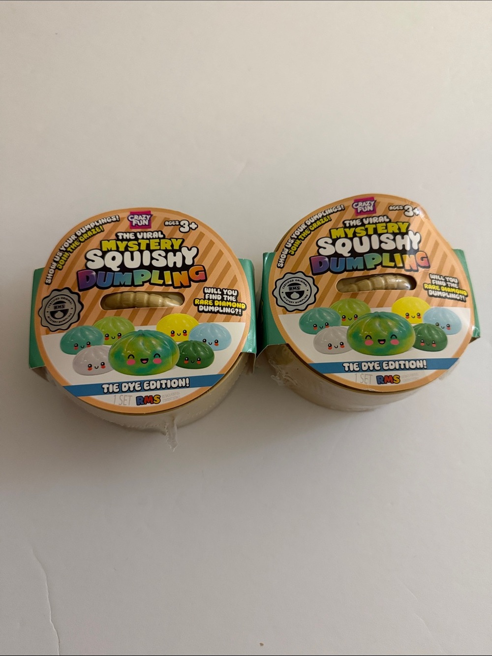 Mystery Squishy Dumpling Tie Dye Edition - Green